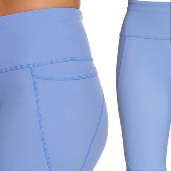 Sweaty Betty Power Pocket 9” Cycling Bike Shorts Cornflower Blue- Size Medium - Picture 4 of 13